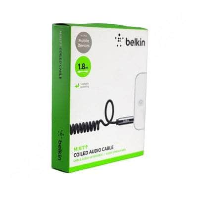 Belkin Coiled Audio Cable 1.8m Dohans