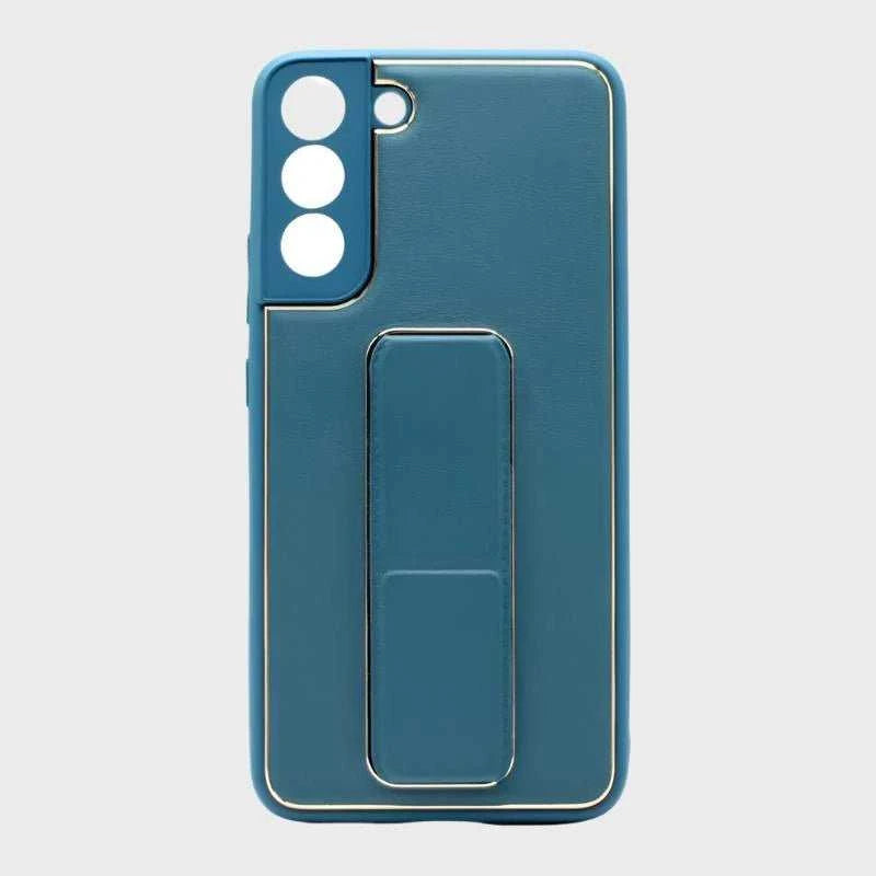 Samsung Galaxy S22 Plus Gold Boarder Stand Case & Cover - Mobile Phone Cases available at Dohans Qatar