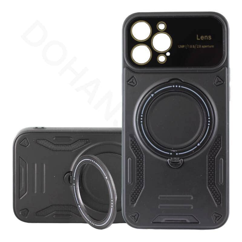 iPhone 15 Pro Max Lens Protective Hard Ring Cover & Case Dohans