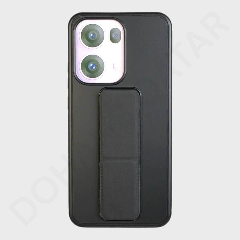 Oppo Reno13 Pro Magnetic Stand & Strap Cover & Case - Mobile Phone Cases available at Dohans Qatar