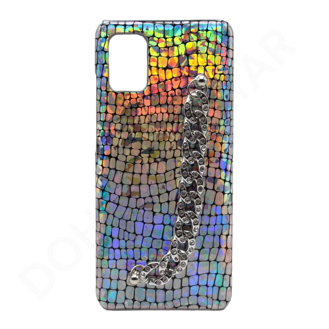 Samsung Galaxy A51 Silver Bling Case & Cover - Mobile Phone Cases available at Dohans Qatar