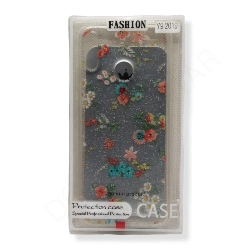 Huawei Y9 2019 Fashion Flower Transparent Cover Dohans