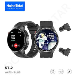 HainoTeko ST-2 Watch Buds Smartwatch Dohans Qatar Mobile Accessories