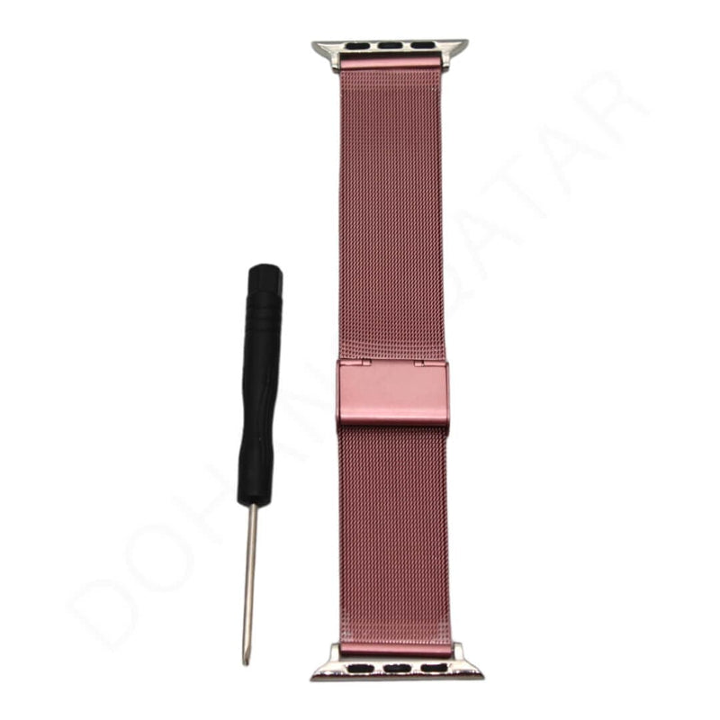 Dohans Smart Watch Straps Rose Gold Apple Watch 42/44/45/49mm Stainless Steel Strap
