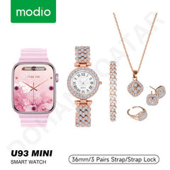 Modio U93 Mini 5 in 1 Diamond Jewellery Smartwatch Dohans
