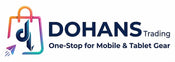 Dohans Trading logo with colorful shopping bag icon on a white background