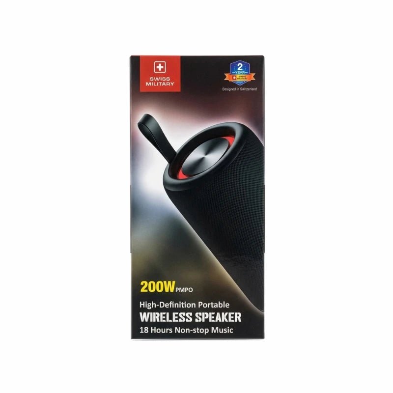 Swiss Military 200W PMPO High Definition Portable Speaker - Dohans Essentials - qatar
