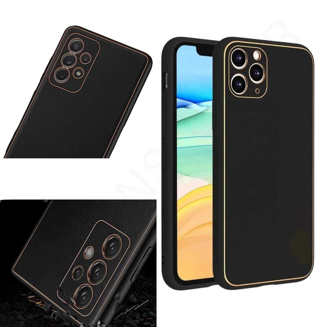 OnePlus Nord CE Gold Plated Leather Cover & Case - Mobile Phone Cases available at Dohans Qatar