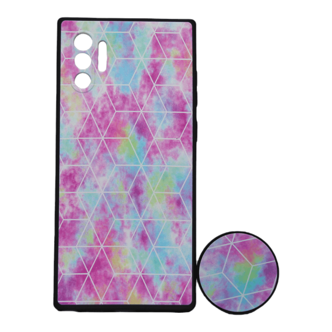Samsung Galaxy Note 10 Plus Cloud Pattern Line Cover - Mobile Phone Cases available at Dohans Qatar