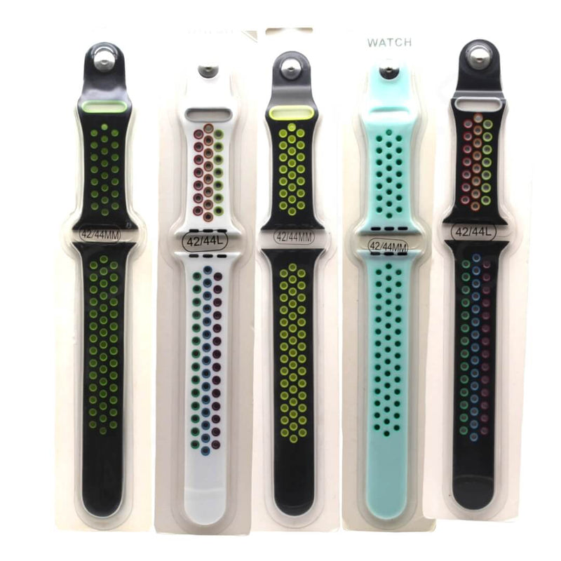 Dohans Smart Watch Straps Silicone Sport Strap for Apple Watch 42/44/45/49mm