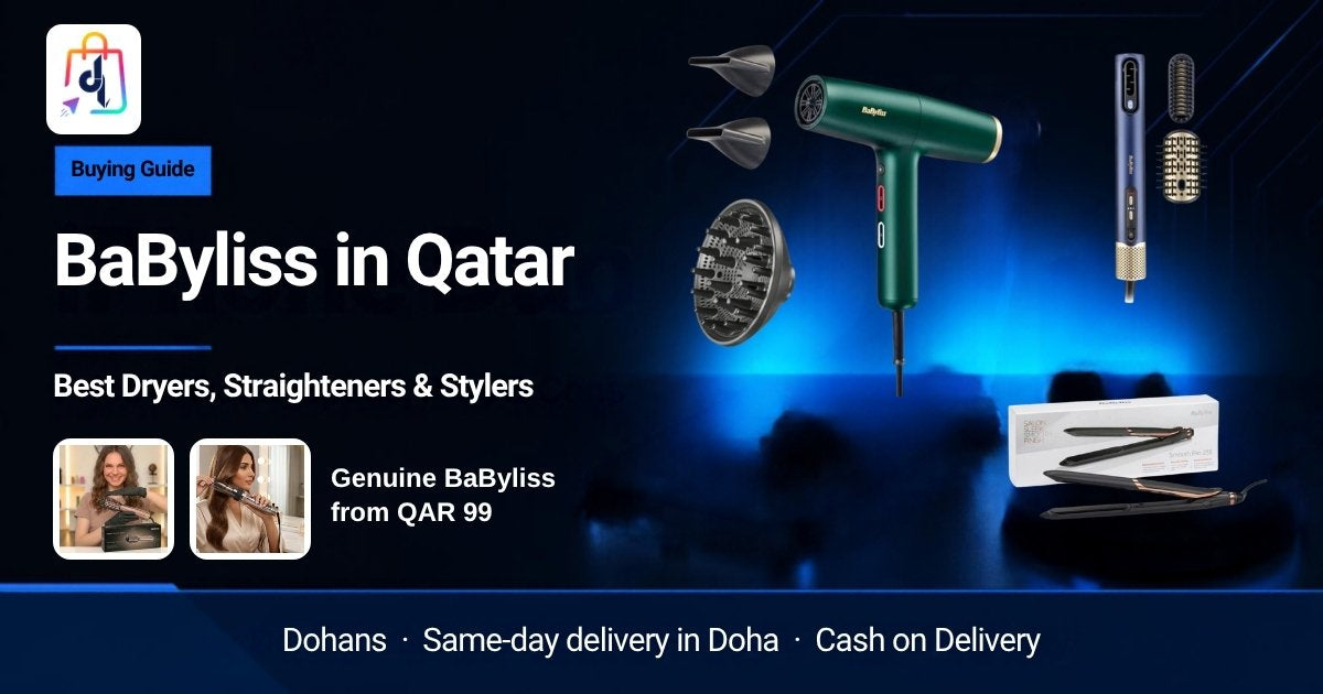 BaByliss hair dryers, straighteners and stylers in Qatar at Dohans