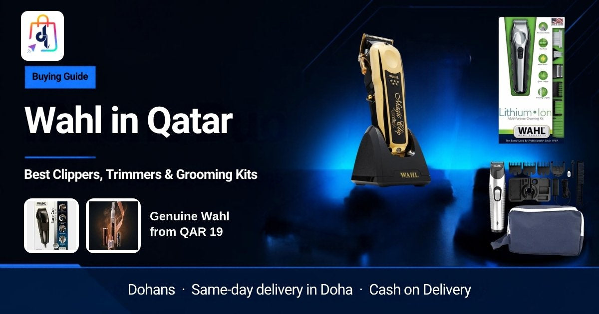 Wahl clippers, trimmers and grooming kits in Qatar at Dohans