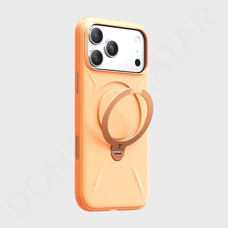 iPhone 17 Pro Max TORRAS Ostand Silicone Case with 360° Rotation Stand - X00FX2595