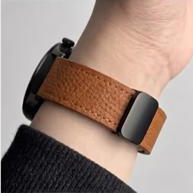 20mm & 22mm Synthetic Leather Strap for Galaxy Watch, Xiaomi Watch, Huawei Watch - Dohans Essentials - 22MM - qatar