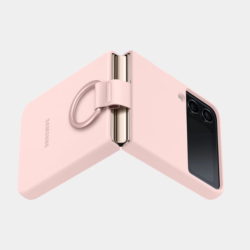 Samsung Galaxy Z Flip4 Silicone Ring Cover & Case (EF-PF721TPEGWW) Pink