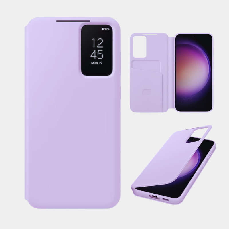 Samsung Galaxy S23 Plus Smart View Wallet Cover & Case (EF-ZS916CVEGWW)