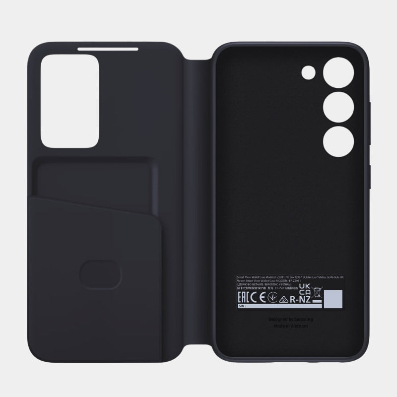 Samsung Galaxy S23 Smart View Wallet Cover & Case Black (EF-ZS911CBEGWW)