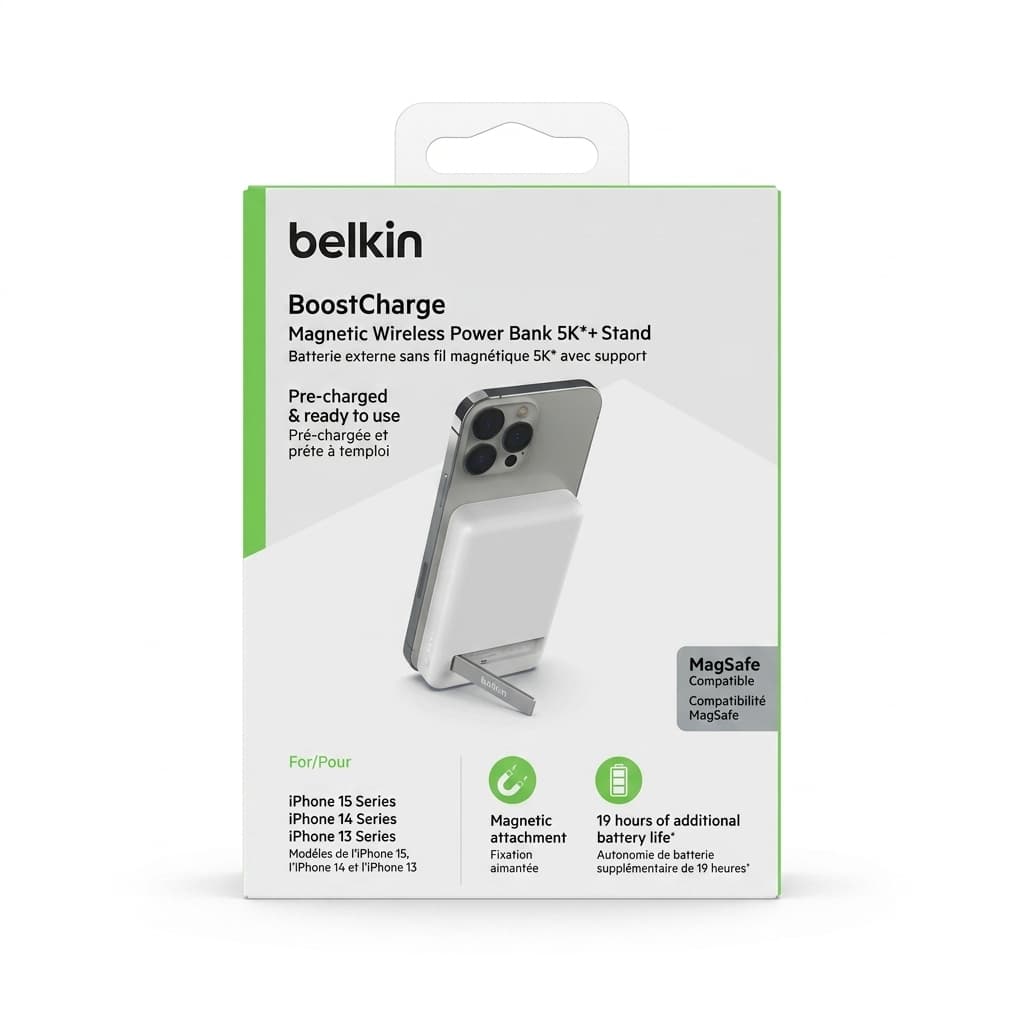 Belkin Boost Charge 5K Magnetic Power Bank