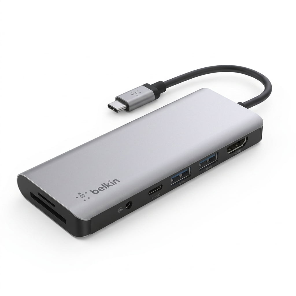 Belkin Connect USB-C 7-in-1 Multiport Adapter
