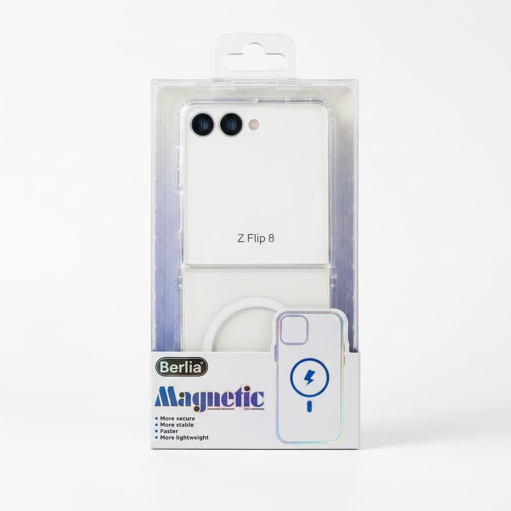 Samsung Galaxy Z Flip8 Berlia Transparent Cover & Case