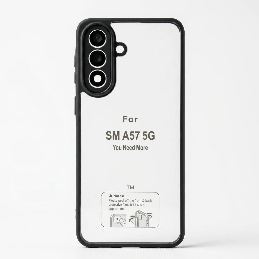 White phone case with 'Samantha' written on it against a white background