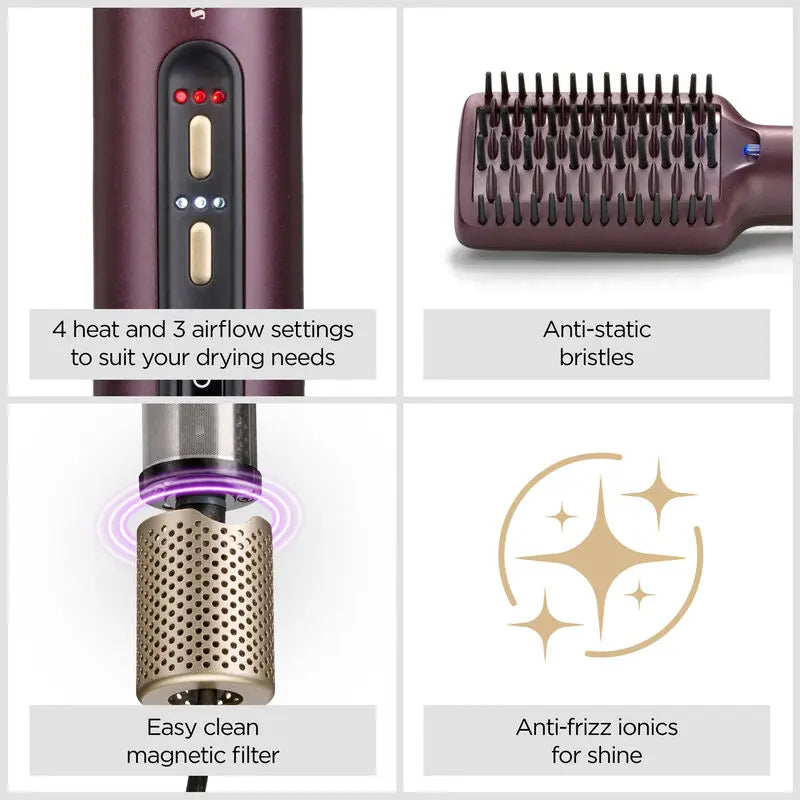 BaByliss Air Power Smooth Wet to Dry Hair Styler AS6400SDE