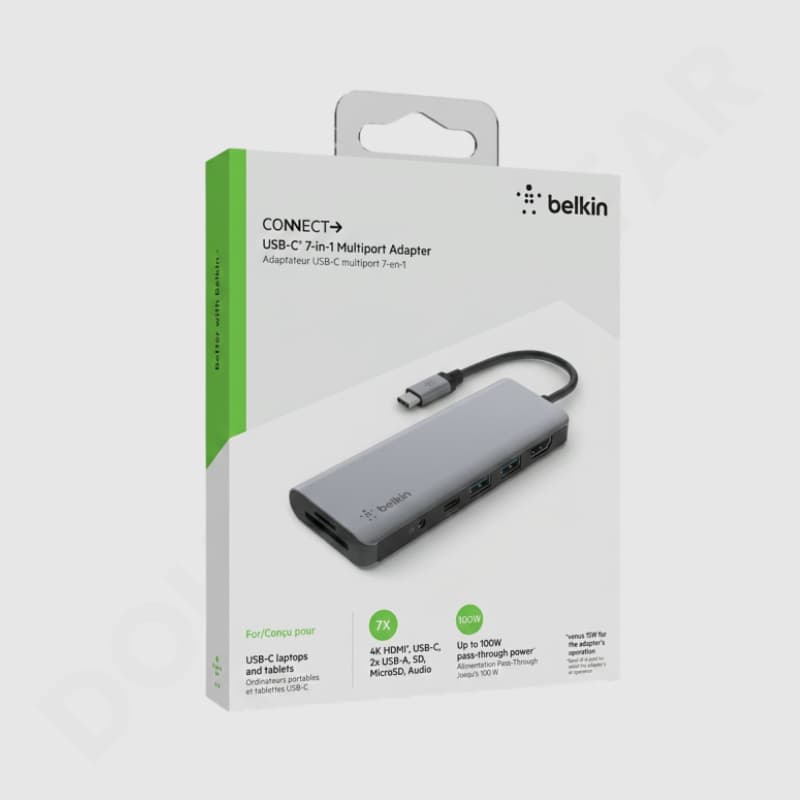 Belkin Connect USB-C 7-in-1 Multiport Adapter
