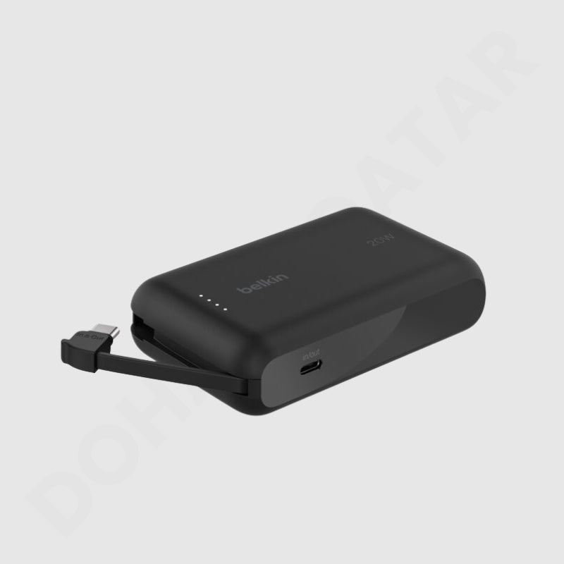Belkin Boost Charge 10K 20W Dual USB-C Power Bank with Integrated Cable