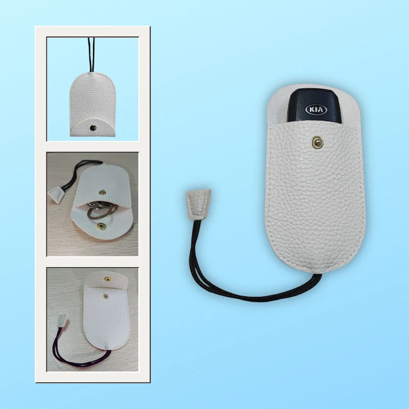 Leather Car Key Bag - Premium Car Accessories