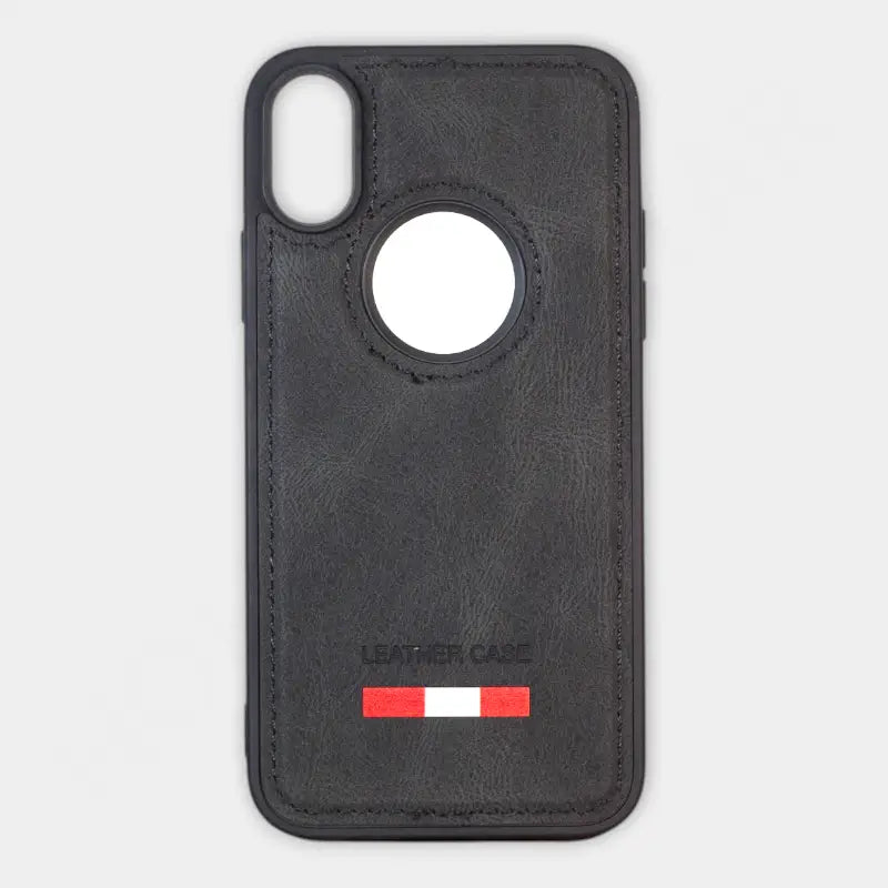 iPhone X XS Leather Protective Cover Case