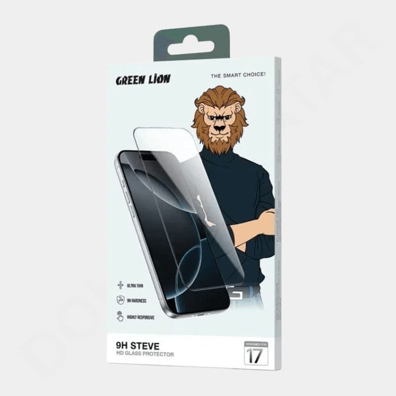 iPhone 17 Pro Max Green Lion 9H Steve HD Screen Protector