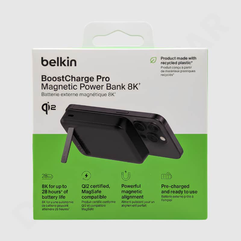 Belkin BoostCharge Pro Magnetic 8K Power Bank with Stand