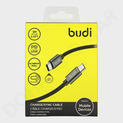 Budi 3M PD 65W Type-C to Type-C Data Cable