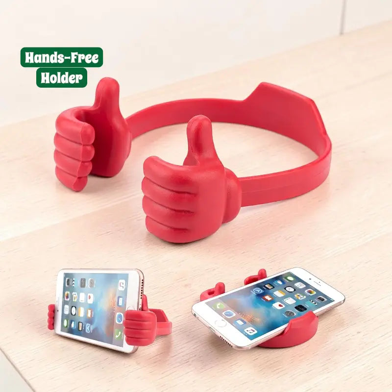 Hands-Free Universal Mobile Holder for Bedside Desktop and Office