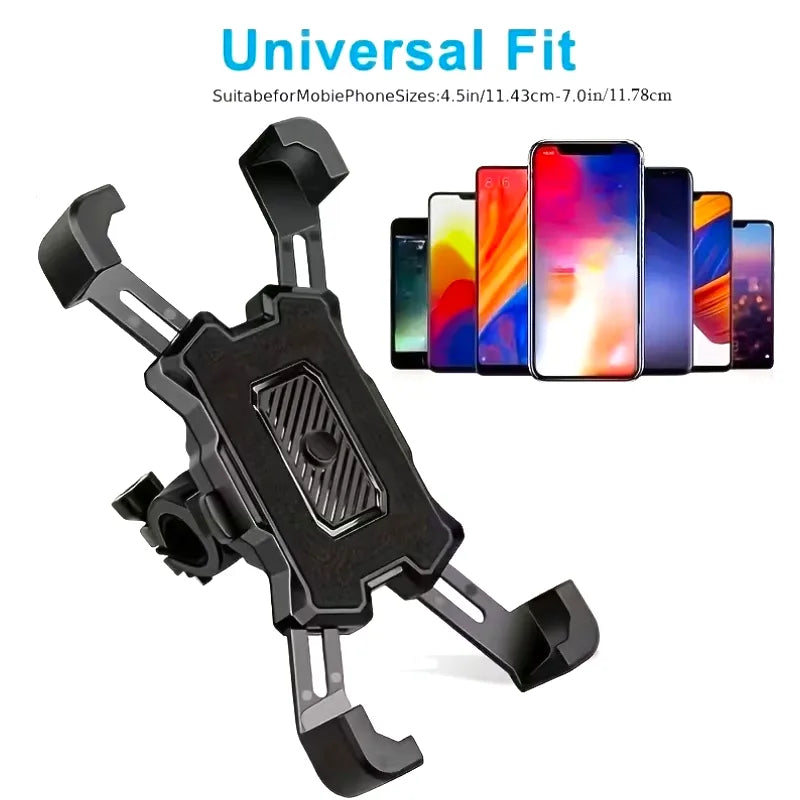 Anti-Shock Bike Phone Mount – Secure GPS Navigation Holder for Motorcycles & E-Bikes