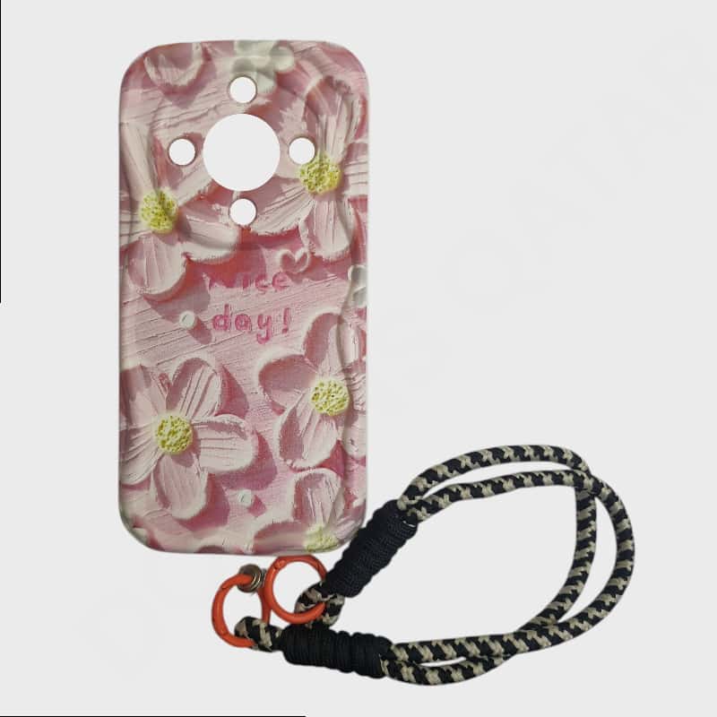 جراب وغطاء حبل أنيق لهاتف Honor X9d