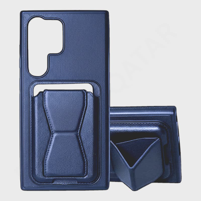 Samsung Galaxy S24 Ultra Card Holder Stand Case Cover & Case | Dohans Qatar Dohans Essentials Samsung Galaxy S24 Ultra Card Holder Stand Case Cover & Case | Dohans Qatar Dohans Essentials