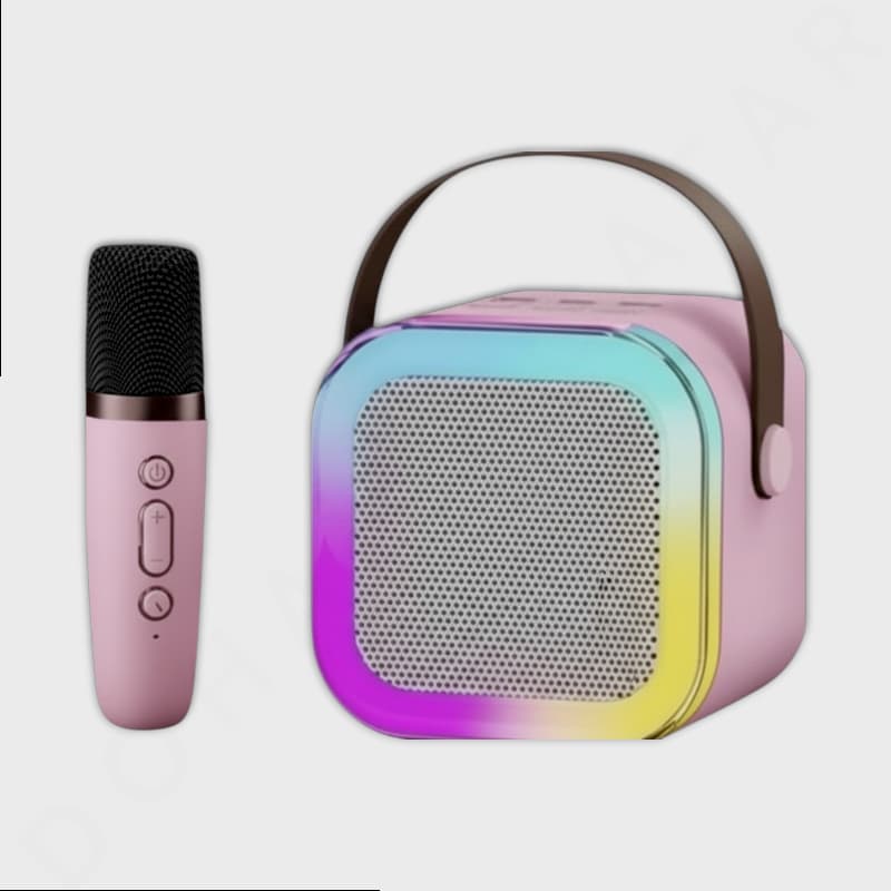 Colorful Karaoke Sound System With Microphone