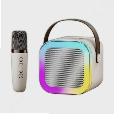 Colorful Karaoke Sound System With Microphone
