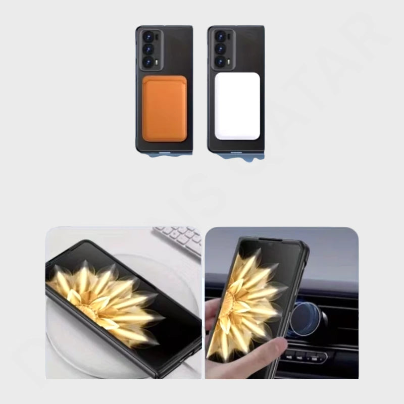 Honor Magic V2 Business Magnetic Frosted Case – Raised Camera Frame, Soft Skin Feel Cover