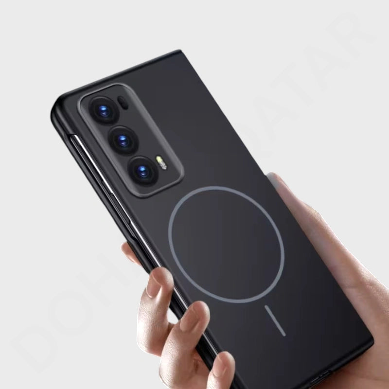 Honor Magic V2 Business Magnetic Frosted Case – Raised Camera Frame, Soft Skin Feel Cover