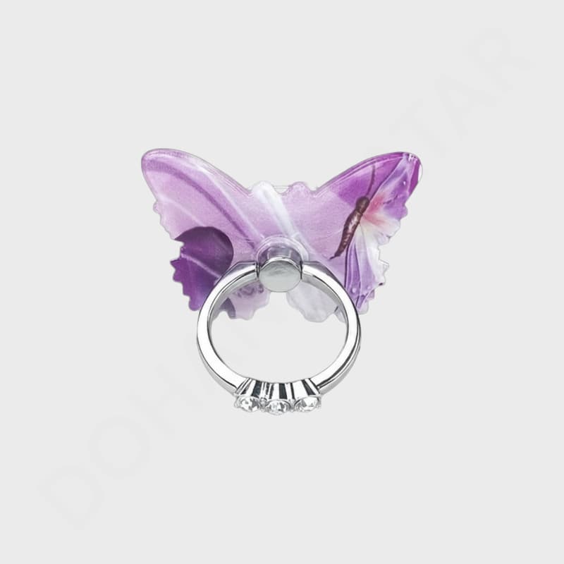 Mobile Back Ring Holder Butterfly Design