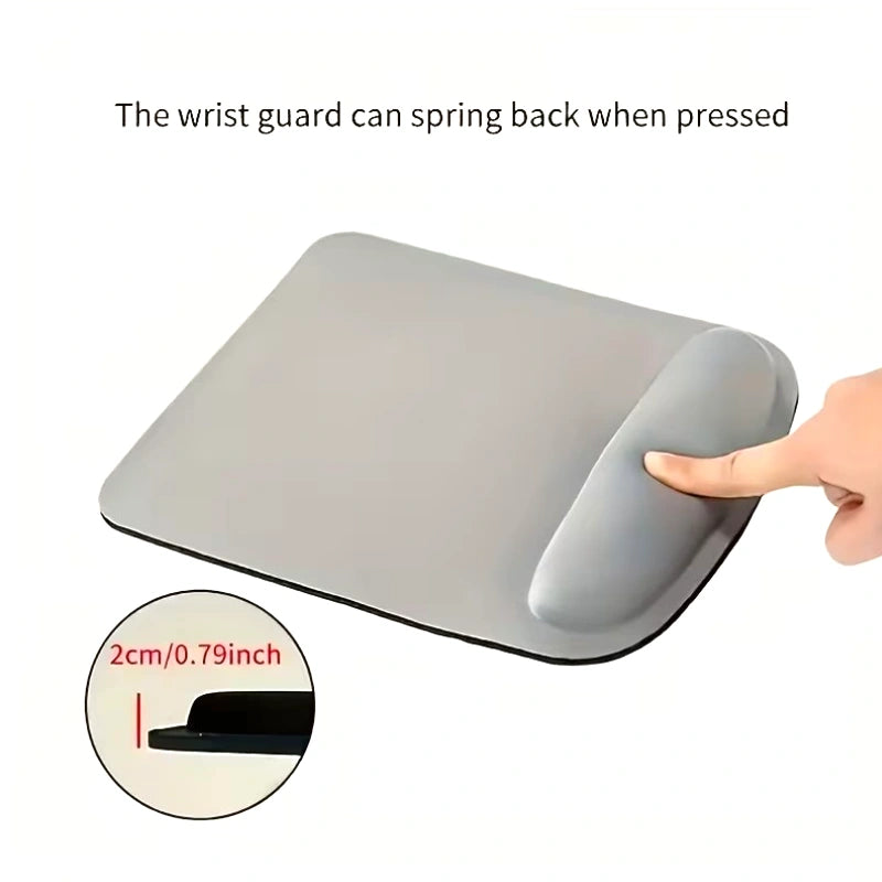 EVA Mouse Pad Wrist Support, Non-Slip Base, Soft Cushioning Design for Comfort, Perfect for Work and Gaming, Black, Office Essentials | Modern Workspace Accessory | Comfort Padding, Large Accessories
