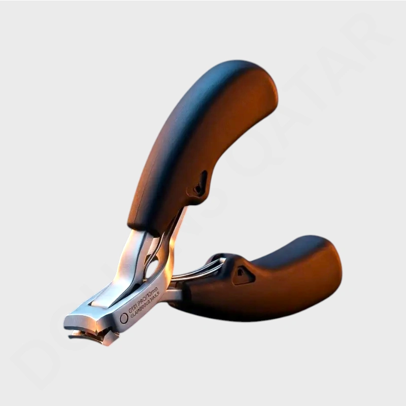 Stainless Steel Nail Clipper with Anti-Splash Guard & Cuticle Trimmer