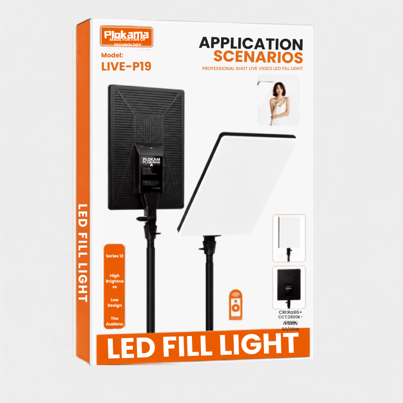 Plokama Live-P19 LED Fill Light + Stand