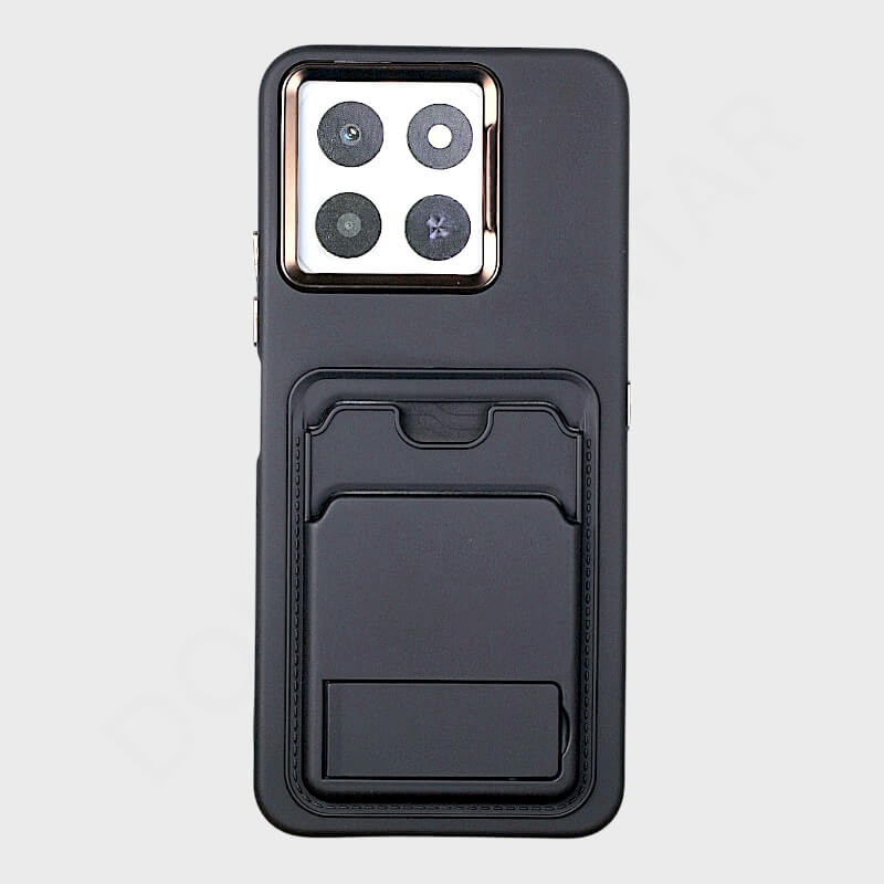 غطاء وحافظة سيليكون مغناطيسية لحامل البطاقات لهاتف Honor X6C