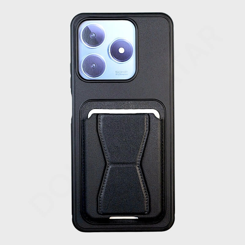 غطاء وحافظة حامل بطاقات مغناطيسي لهاتف Realme C61