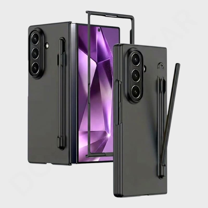 غطاء حماية لهاتف Samsung Galaxy Z Fold 6 مع قلم لمس - قطر