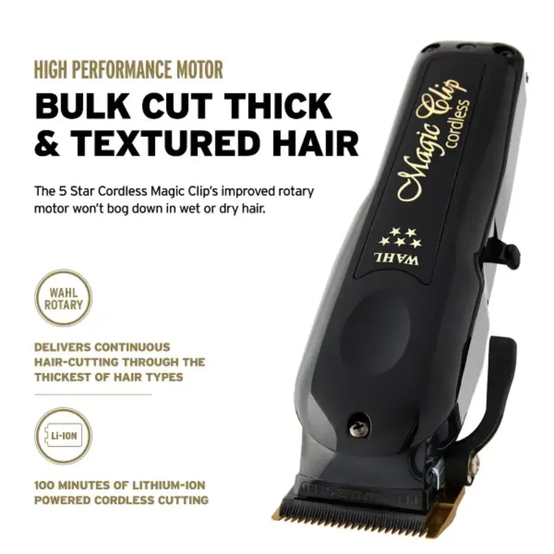 Wahl Professional 4 Star Cordless Magic Clip Barber Combo 3025728