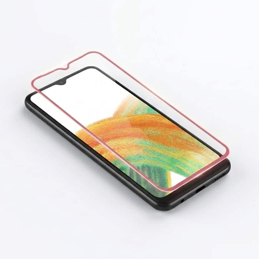 5D Pink Tempered Glass Screen Protector for Samsung Galaxy A Series